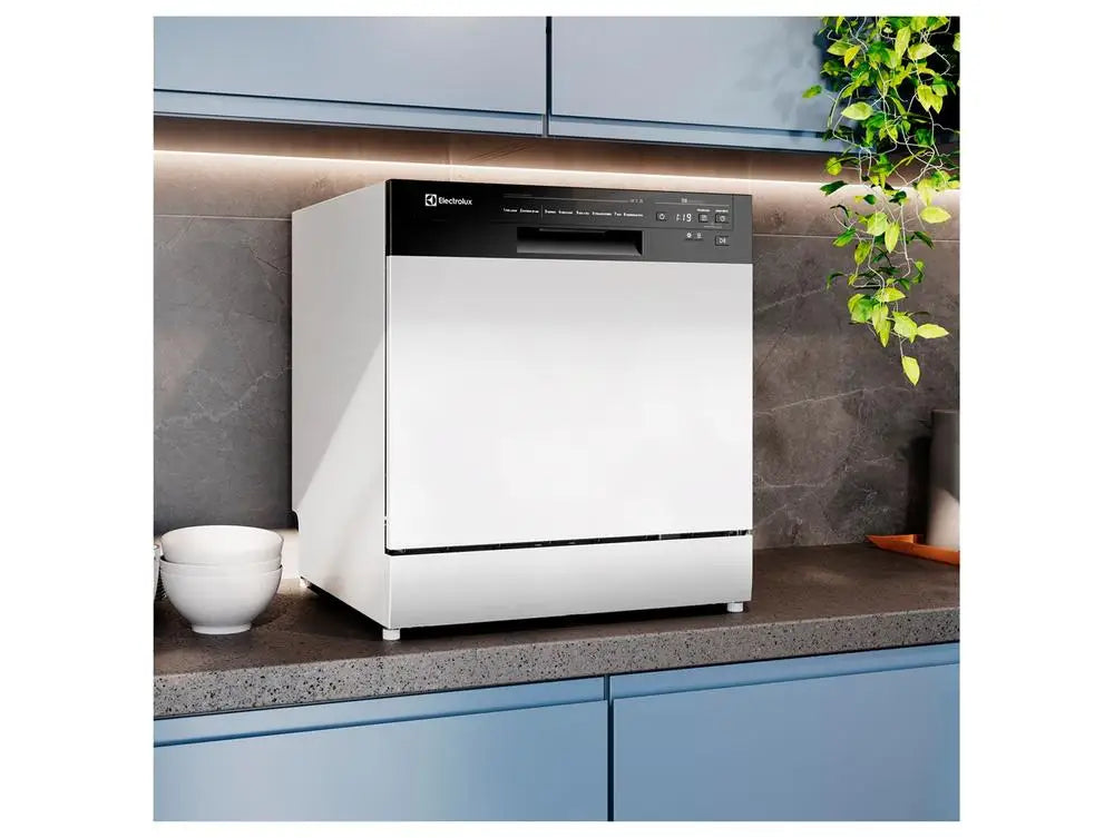Electrolux 8-Services Dishwasher with Hygiene Function LB08E White-220V